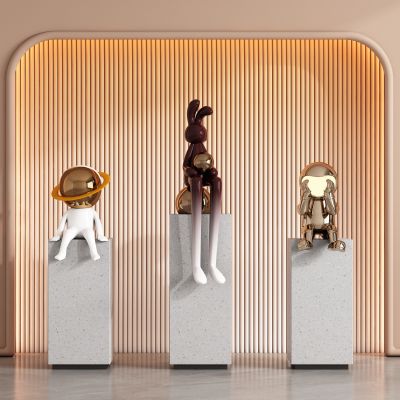 现代饰品公仔雕塑摆件