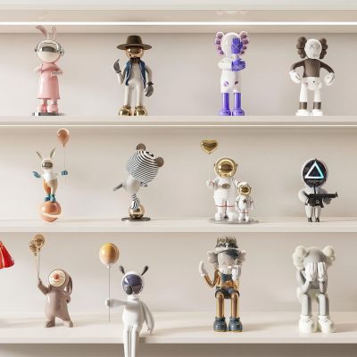 潮玩 公仔 卡通摆件 暴力熊