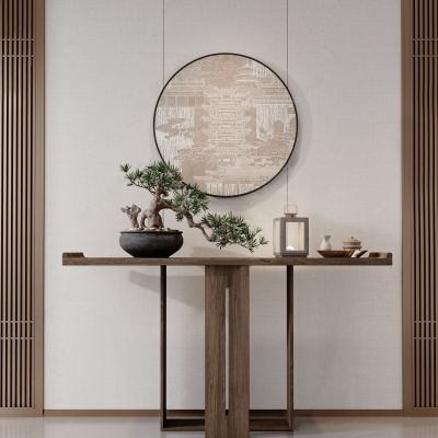 新中式端景条案