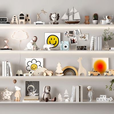 儿童装饰品 公仔摆件 玩具 书本