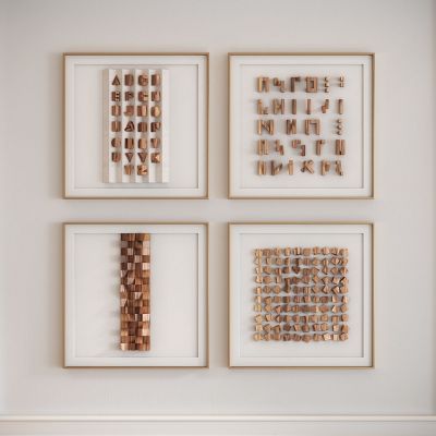 现代奶油风装饰画