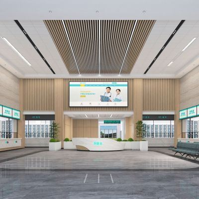 现代医院大厅