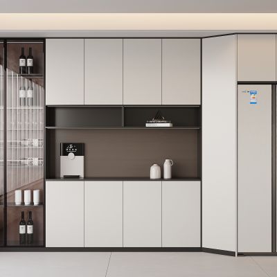 现代餐边柜 酒柜 饰品摆件