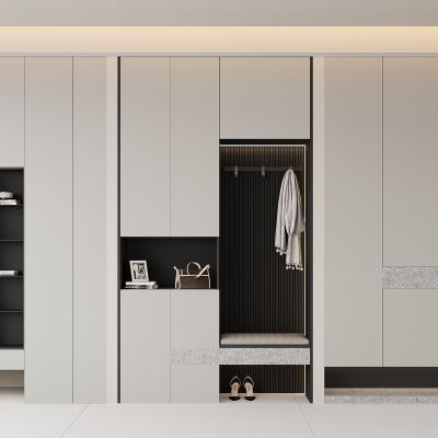 现代鞋柜 换鞋凳 衣服包包鞋子 装饰品摆件