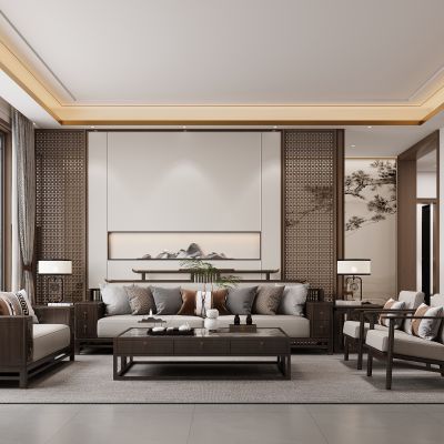 新中式客厅