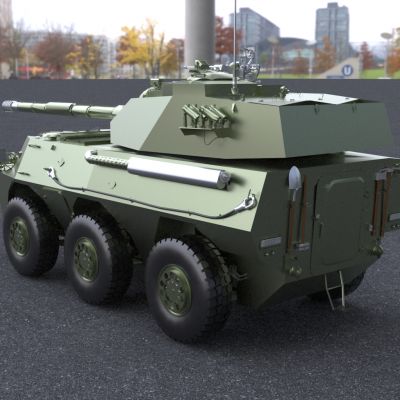105毫米轮式坦克歼击车