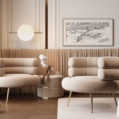 现代单人沙发 休闲椅