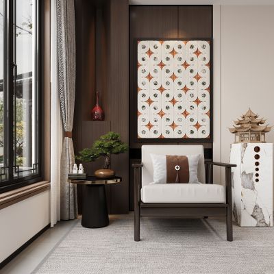 新中式休闲椅组合