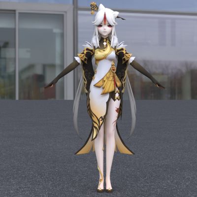 原神凝光二次元小姐姐