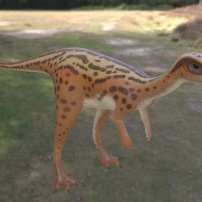 橡树龙侏罗纪晚期食草性恐龙