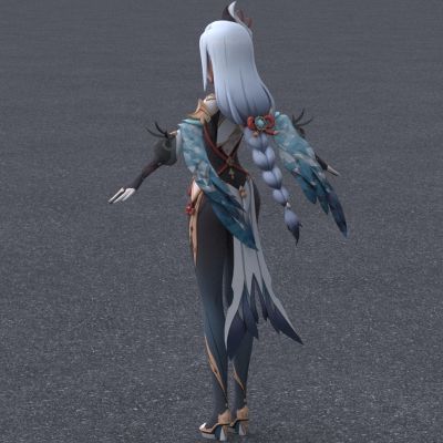 原神二次元动漫少女申鹤