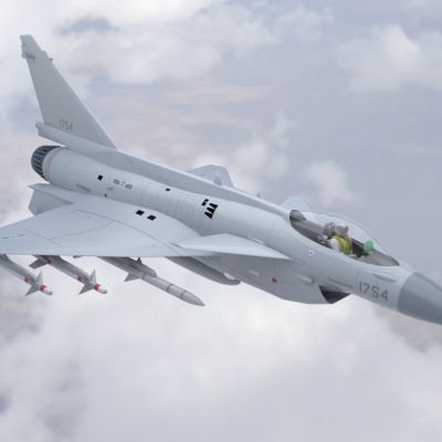 中国歼10猛龙单座单发第三代战斗机