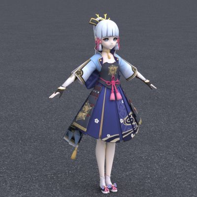 原神二次元动漫少女神里绫华