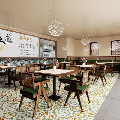 现代餐厅，快餐餐厅，餐厅