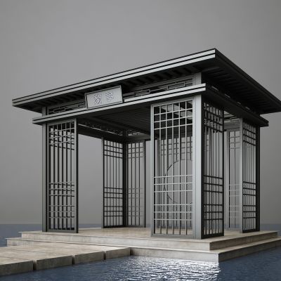 新中式凉亭