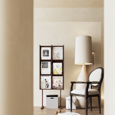 侘寂风格_落地灯_摆件_装饰品_陶瓷_书本