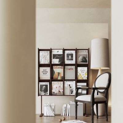 侘寂风格_装饰柜_摆件_装饰品_陶瓷_书本2_屏风21