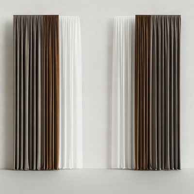 现代窗帘 布帘 纱帘 布艺窗帘 卧室窗帘 客厅窗帘 