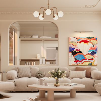 法式奶油风客厅