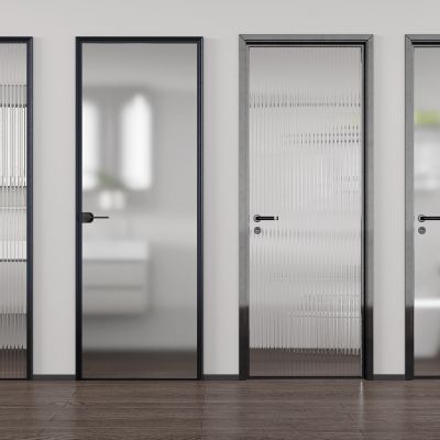 现代长虹玻璃门 卫生间门 单开门 玻璃门 厕所门 磨砂玻璃门