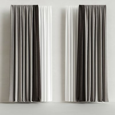 现代窗帘 布帘 纱帘 布艺窗帘 卧室窗帘 客厅窗帘 
