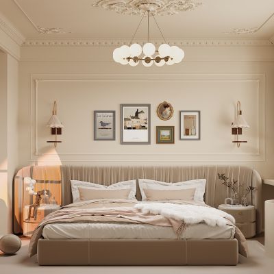 法式奶油风卧室