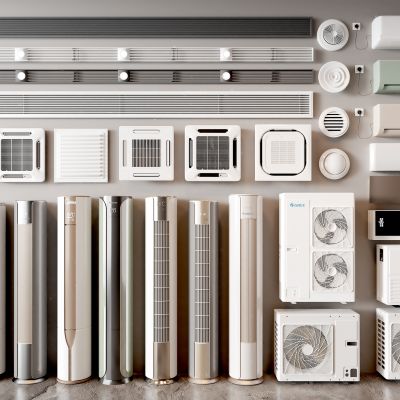 空调 立式空调 挂式空调 中央空调 出风口 圆形 极窄出风口