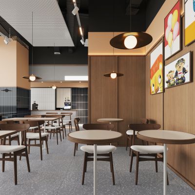 现代快餐厅 茶餐厅