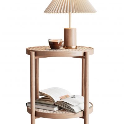 AndreuWorld 北欧藤编边几