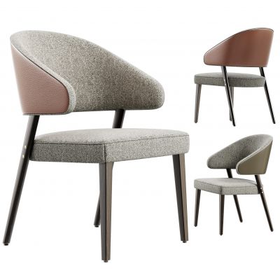 MINOTTI 现代餐椅 单椅  休闲椅