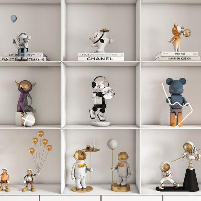 现代饰品公仔摆件