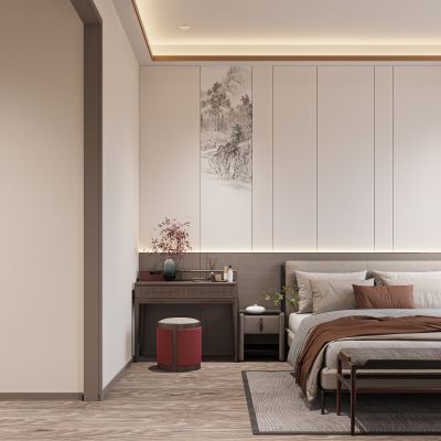 新中式卧室