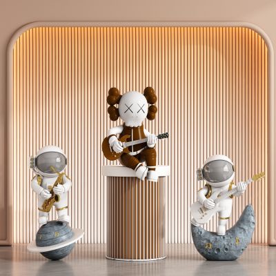 现代饰品公仔雕塑摆件