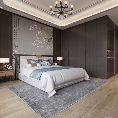 新中式卧室