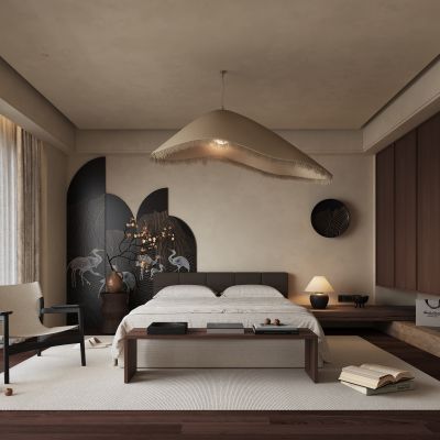 中古风卧室_装饰柜_摆件_装饰品_陶瓷_书本22