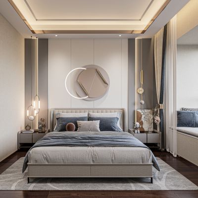 现代卧室