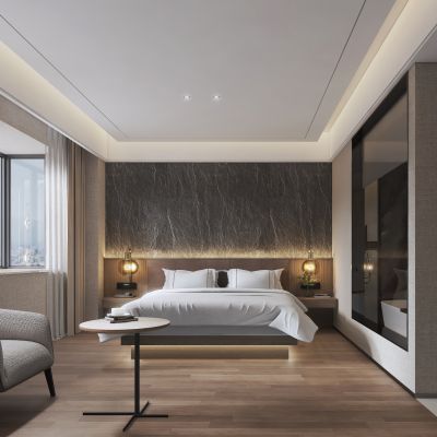 现代酒店客房卫生间