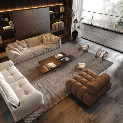 baxter沙发茶几组合