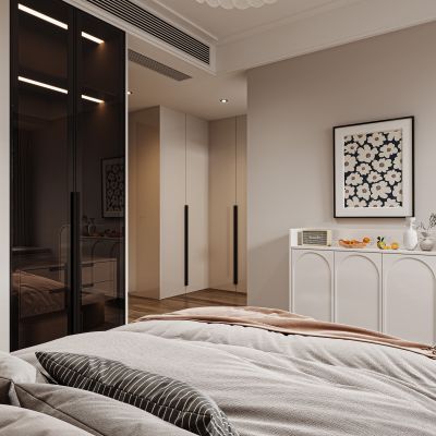 现代卧室，卧室，主人房，主卧