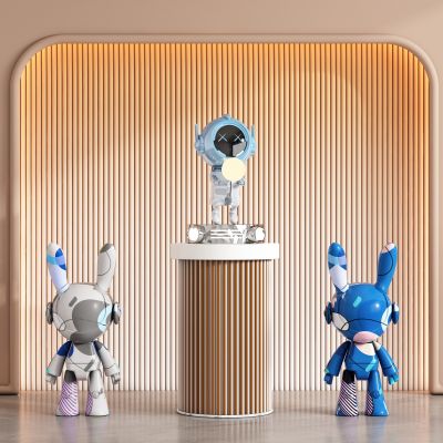 现代饰品公仔雕塑摆件