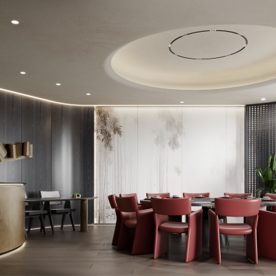 中古风餐厅包厢