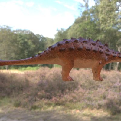 包头龙上白垩纪远古灭绝生物恐龙