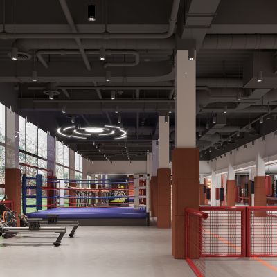 现代拳击馆