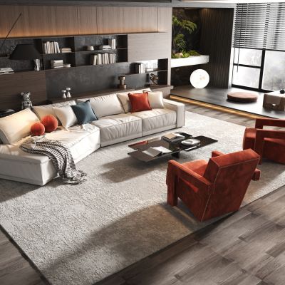 baxter沙发茶几组合