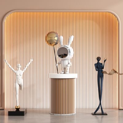 现代饰品公仔雕塑摆件