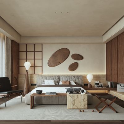 中古风卧室_装饰柜_摆件_装饰品_陶瓷_书本228