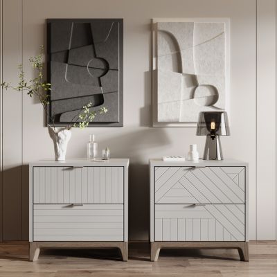 北欧床头柜