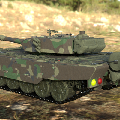 T-90A主战坦克 主战坦克 战车 军事车辆 反坦克导弹 装甲车 军用车 俄罗斯坦克3D模型