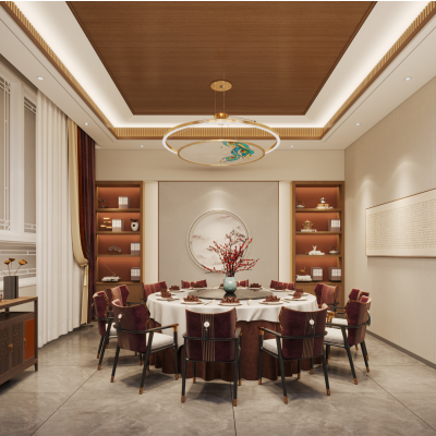 中式餐厅贵宾室