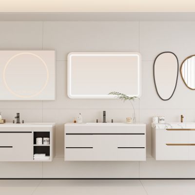 现代浴室柜 卫浴镜 洗手台 洗漱台 卫浴柜